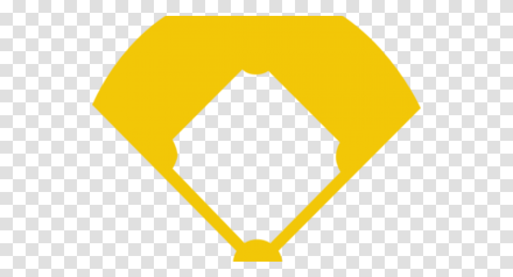 Download Baseball Diamond Vector Baseball Field Clipart Baseball Diamond, Symbol, Sign, Star Symbol, Lighting Transparent Png