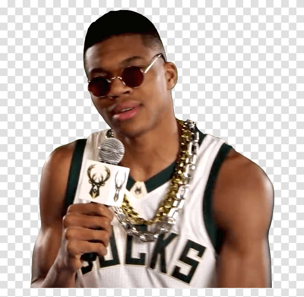 Download Basketball Giannis Giannis Antetokounmpo, Person, Human, Sunglasses, Accessories Transparent Png