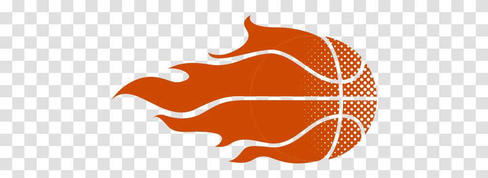 Download Basketball Logo Sport Fire Basketball Vector Art Basketball Logo, Label, Text, Animal, Fish Transparent Png