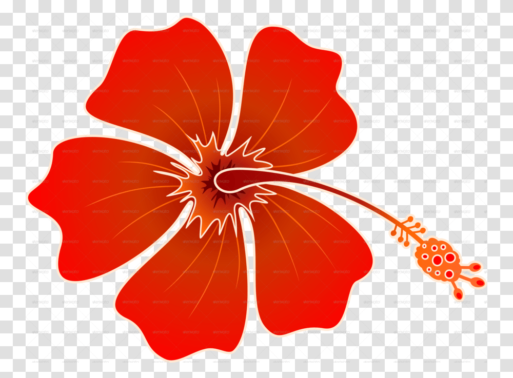 Download Batik Hibiscus Clipart Shoeblackplant Hummingbird Clip, Flower, Blossom, Geranium Transparent Png