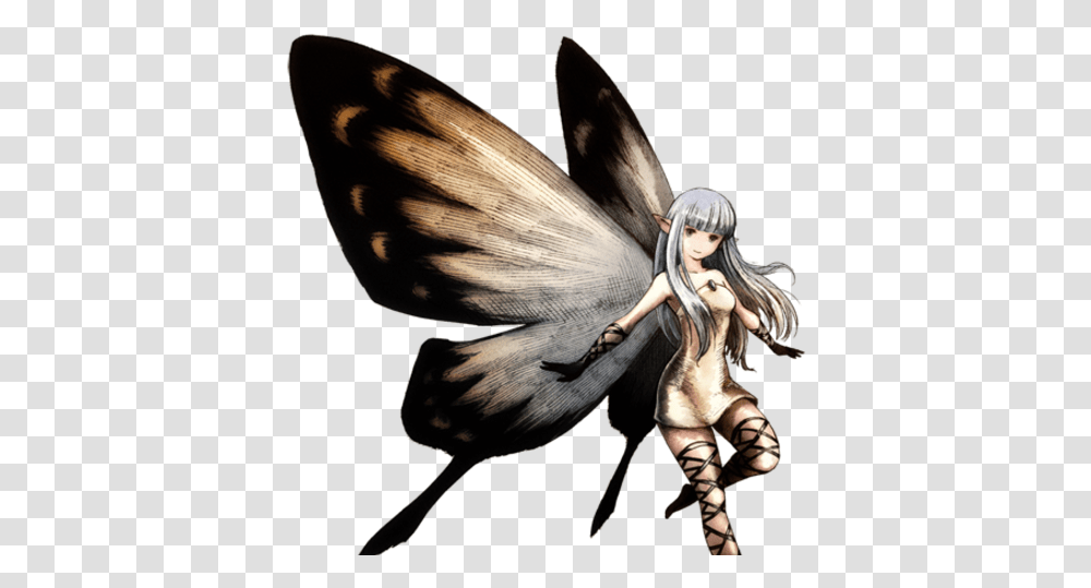Download Bdpb Airy Airy From Bravely Default, Person, Human, Art, Bird Transparent Png