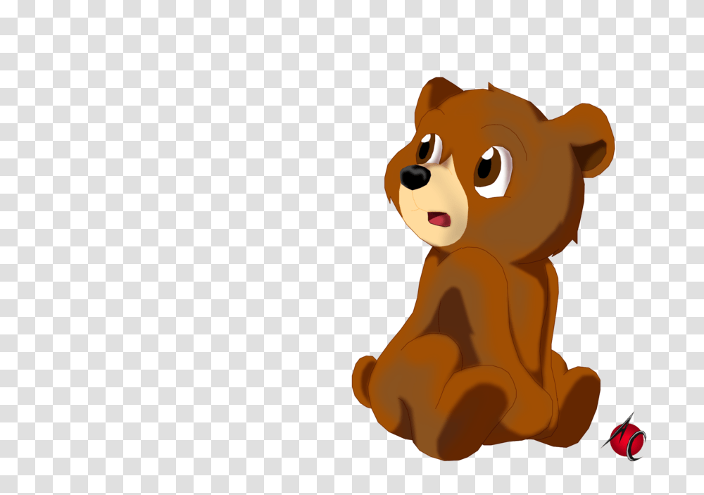 Download Bear Cub Clipart Animated Cub Bear Clipart, Toy, Mammal, Animal, Wildlife Transparent Png