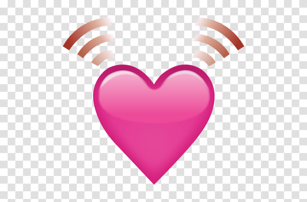 Download Beating Pink Heart Emoji Icon Emoji Island, Balloon, Dating, Cushion Transparent Png