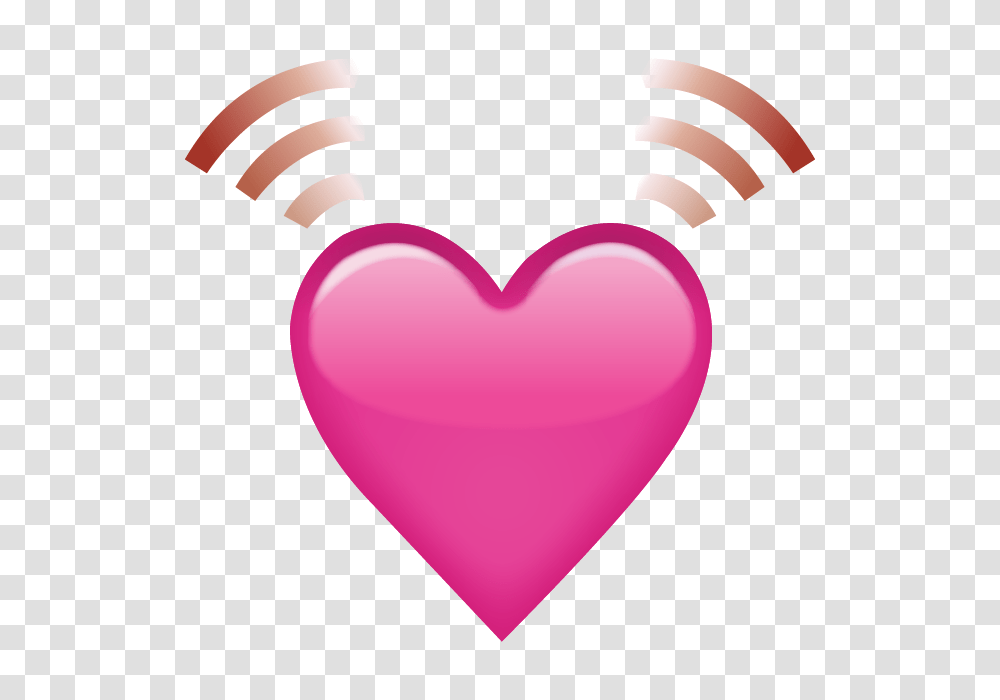 Download Beating Pink Heart Emoji Icon Emoji Island, Pillow, Cushion, Dating, Balloon Transparent Png