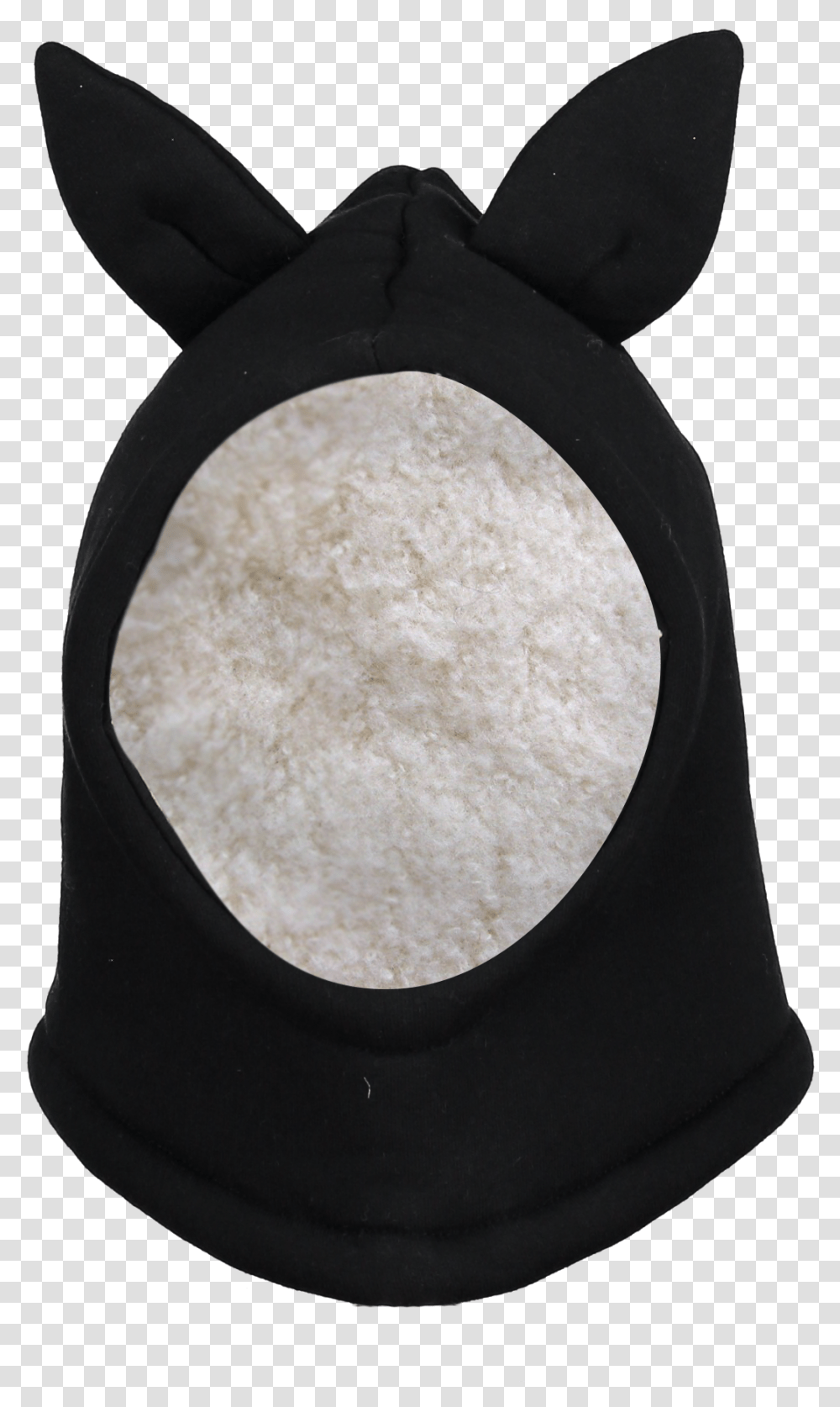 Download Beau Loves Baby Rabbit Balaclava With Ears Black Beige, Food, Plant, Bread, Pancake Transparent Png