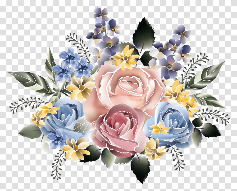 Download Beautiful Red Flowers Clip Floral Flower Decoupage Paper, Graphics, Art, Floral Design, Pattern Transparent Png