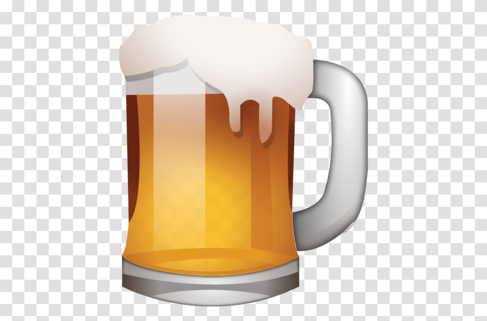 Download Beer Emoji Icon Emoji Island, Glass, Beer Glass, Alcohol, Beverage Transparent Png