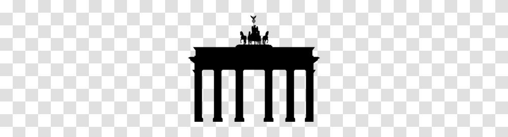 Download Berlin Clipart Brandenburg Gate Clip Art, Prison, Railing, Water Transparent Png