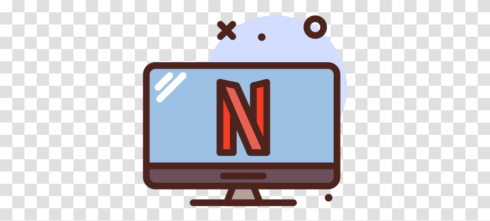 Download Best Ios 14 Aesthetic App Icons Of Netflix Cute Netflix Icon Blue, Text, Monitor, Screen, Electronics Transparent Png