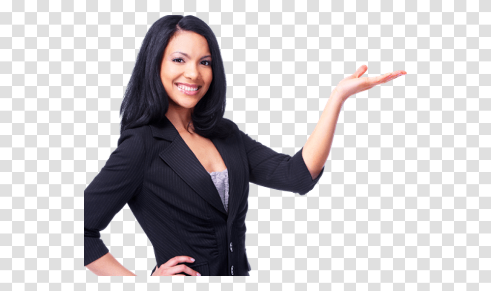 Download Bg Presenter Lady Clear Presenter Lady, Clothing, Sleeve, Female, Person Transparent Png