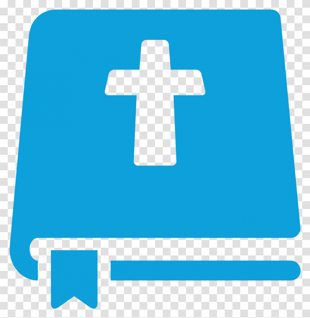 Download Bible Icon Cross, Symbol, Text, Number, Alphabet Transparent Png