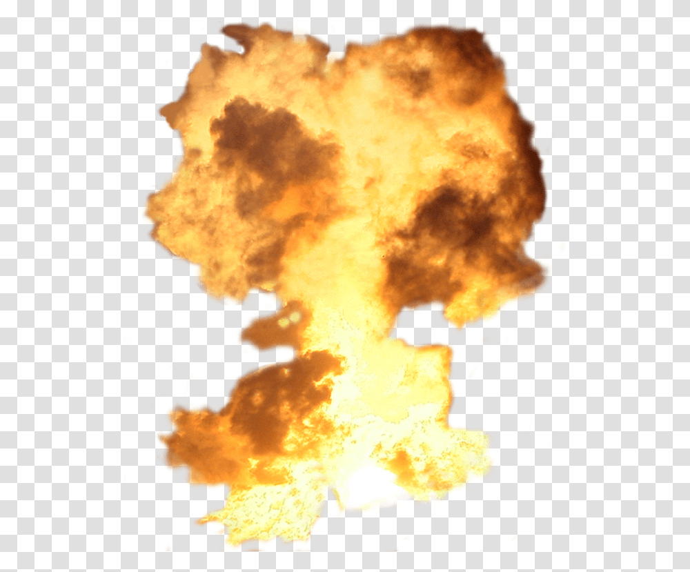 Download Big Explosion With Fire And Smoke Image For Free Explosion Background, Flare, Light, Bonfire, Flame Transparent Png