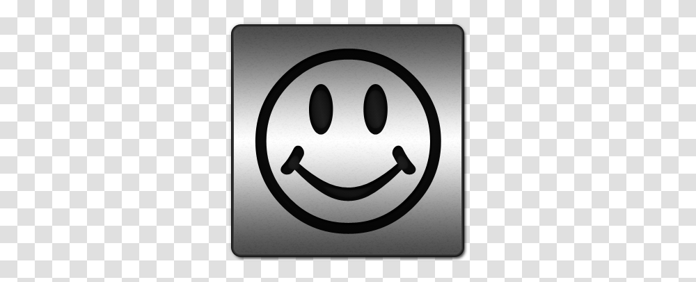 Download Big Happy Face Icon Happy Face, Symbol, Clock Tower, Architecture, Building Transparent Png