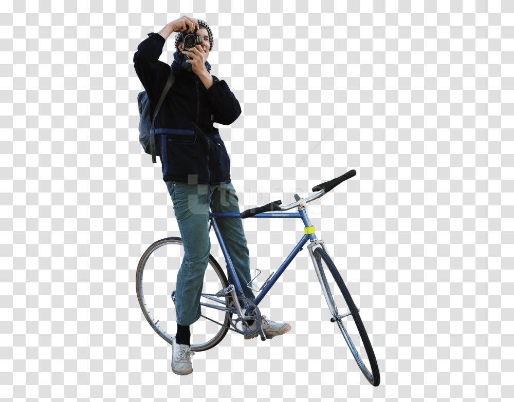 Download Biking Photograpfer Images Background People Biking, Person, Bicycle, Vehicle, Transportation Transparent Png