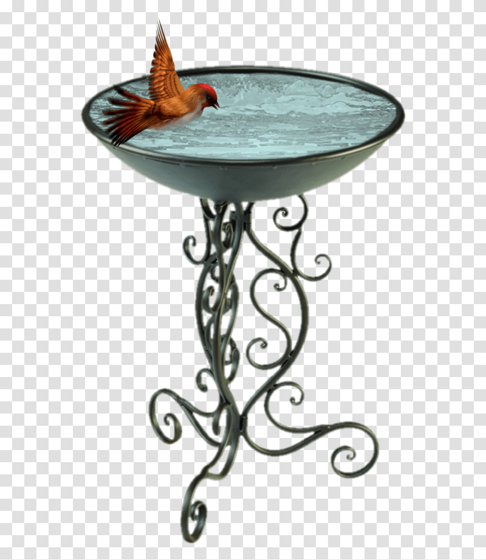 Download Bird Bath Clipart Gardman Ornate Birds Bath, Cocktail, Alcohol, Beverage, Animal Transparent Png