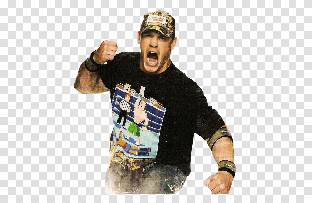 Download Birth Name John Cena, Clothing, Person, Hand, Sleeve Transparent Png