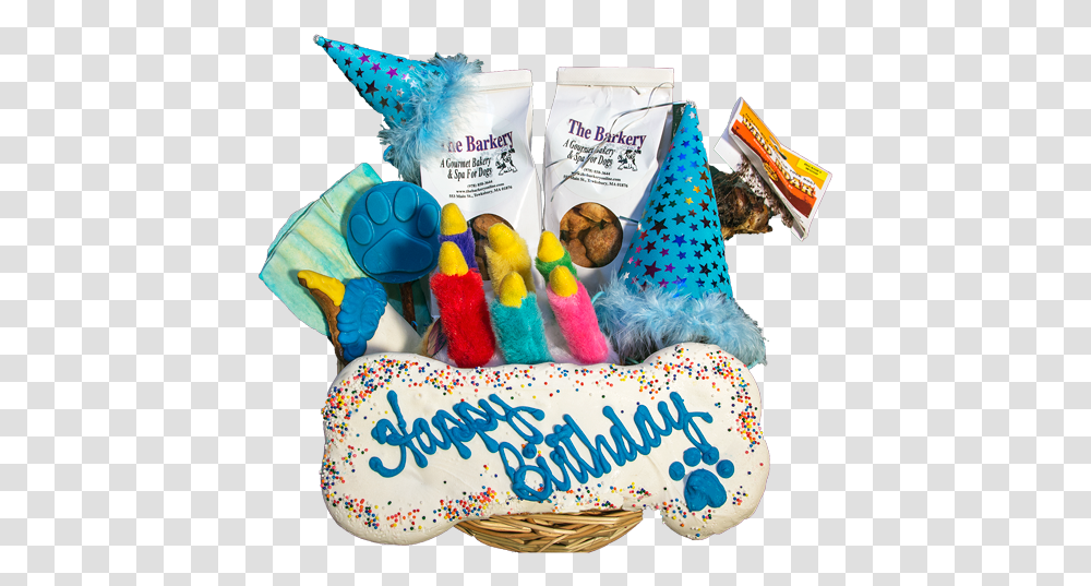 Download Birthday Cakes For Dogs Birthday Cake Image Soft, Clothing, Apparel, Party Hat, Pinata Transparent Png