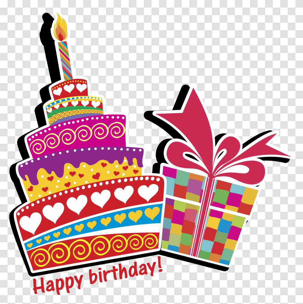 Download Birthday Celebration Happy Birthday Clipart Background, Birthday Cake, Dessert, Food, Birthday Party Transparent Png