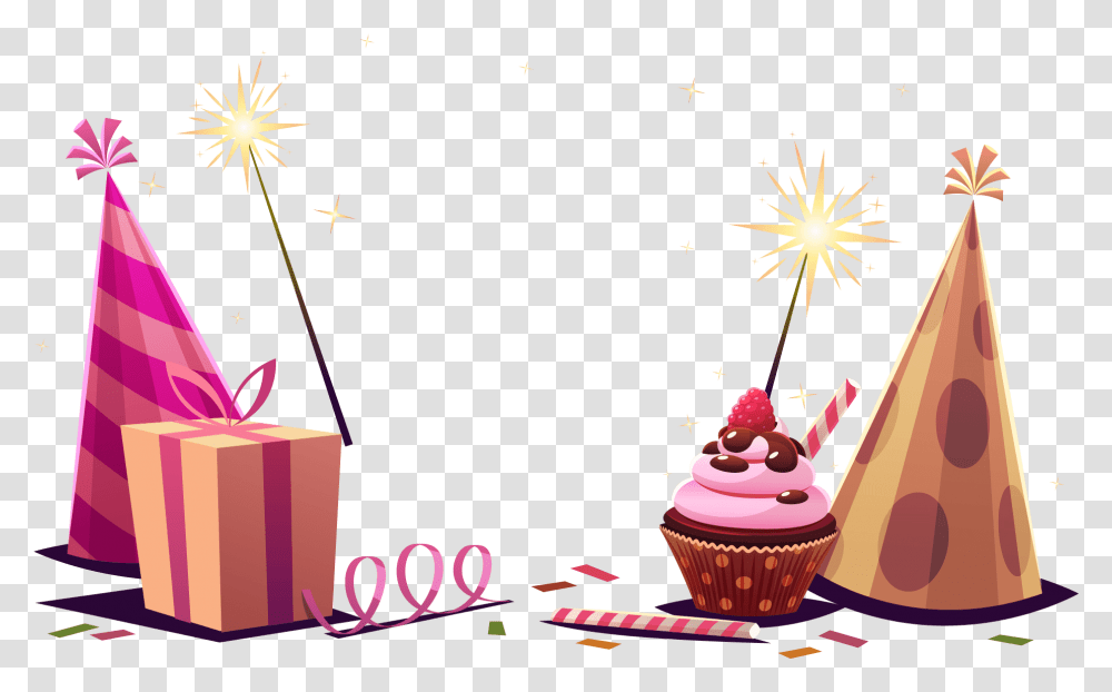 Download Birthday, Cupcake, Cream, Dessert, Food Transparent Png