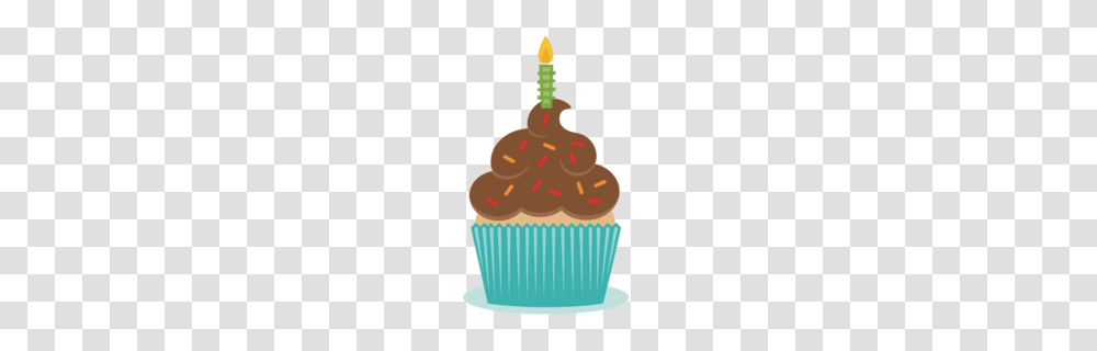 Download Birthday Cupcake Without Background Clipart Cupcake, Cream, Dessert, Food, Creme Transparent Png