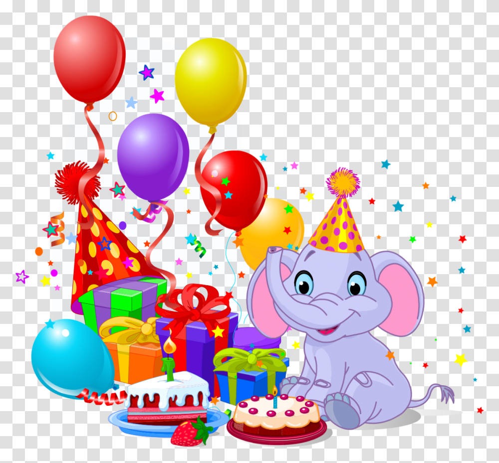 Download Birthday Gift Vector Images Birthday Gift Images Download, Clothing, Apparel, Party Hat, Cake Transparent Png