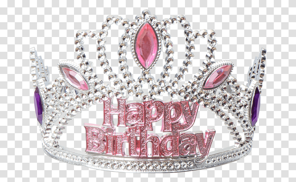 Download Birthday Girl Tiara Background Birthday Crown, Accessories, Accessory, Jewelry, Necklace Transparent Png