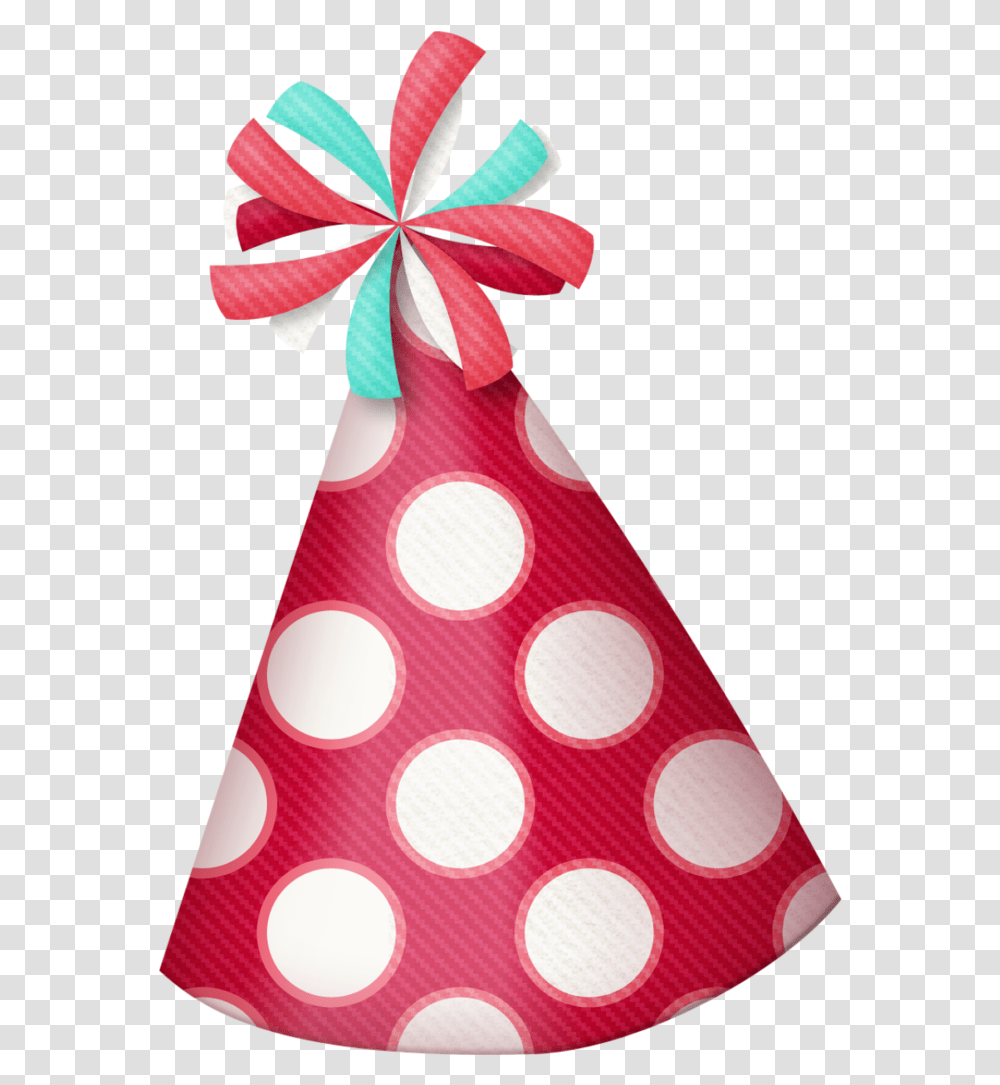 Download Birthday Hat Clipart Polka Dot Party Blue Birthday, Clothing, Apparel, Party Hat,  Transparent Png