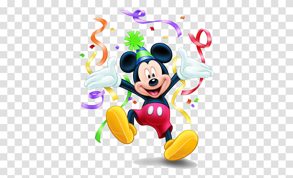 Download Birthday Mickey Mouse Clipart Clipart Mickey Mouse Birthday, Graphics, Toy, Star Symbol Transparent Png