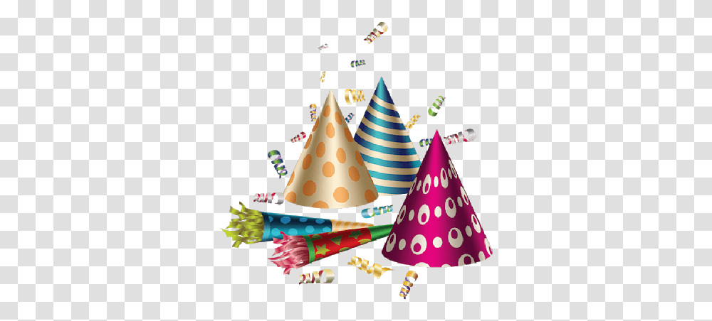 Download Birthday Party Hats Party Hats Clipart, Clothing, Apparel Transparent Png