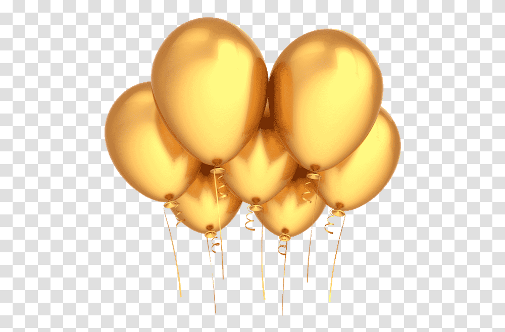 Download Birthday Wishes Gold Party Background Gold Balloon, Lamp, Lampshade Transparent Png