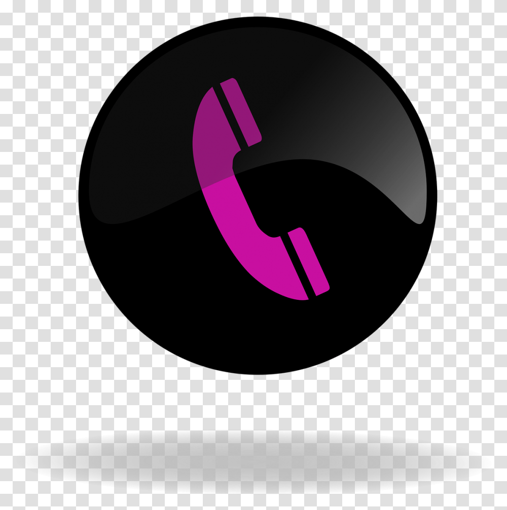 Download Black And Red Phone Icon Call Logo Black And Pink, Axe, Tool, Label, Text Transparent Png