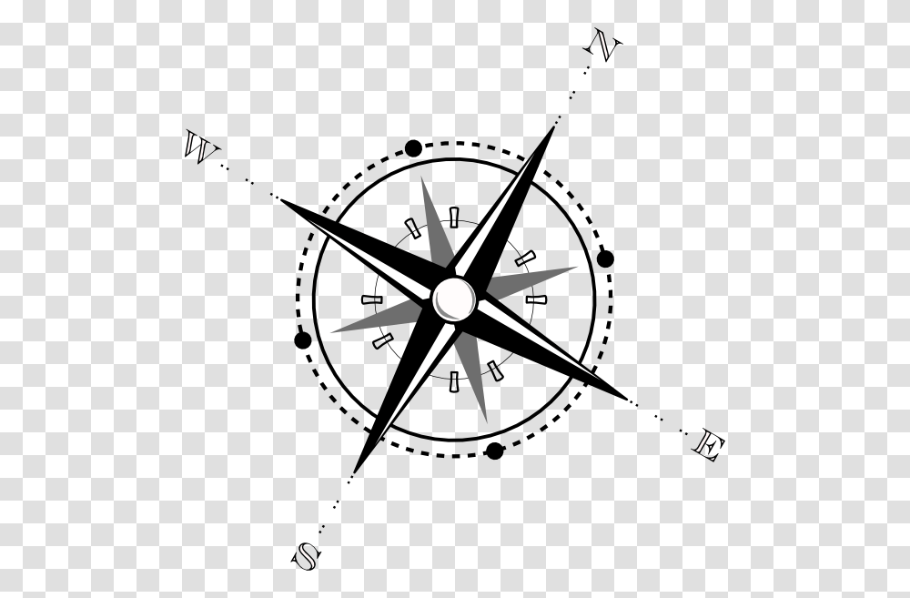 Download Black And White Compass Clipart, Clock Tower, Architecture, Building, Compass Math Transparent Png