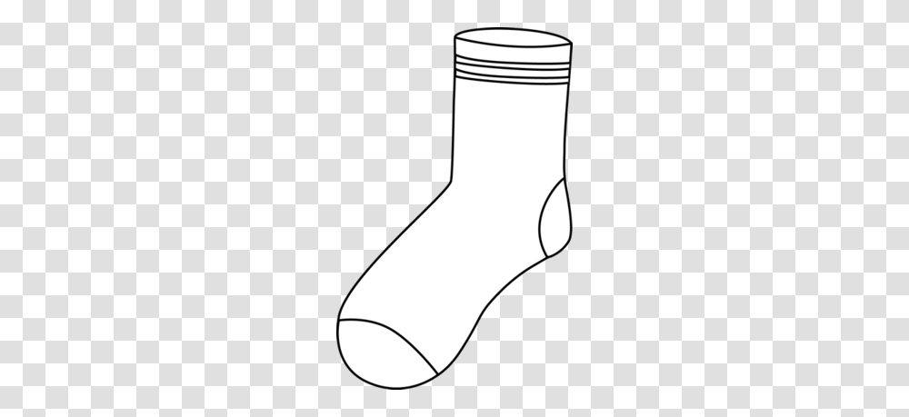 Download Black And White Sock Clip Art Clipart Sock Clip Art, Christmas Stocking, Gift Transparent Png