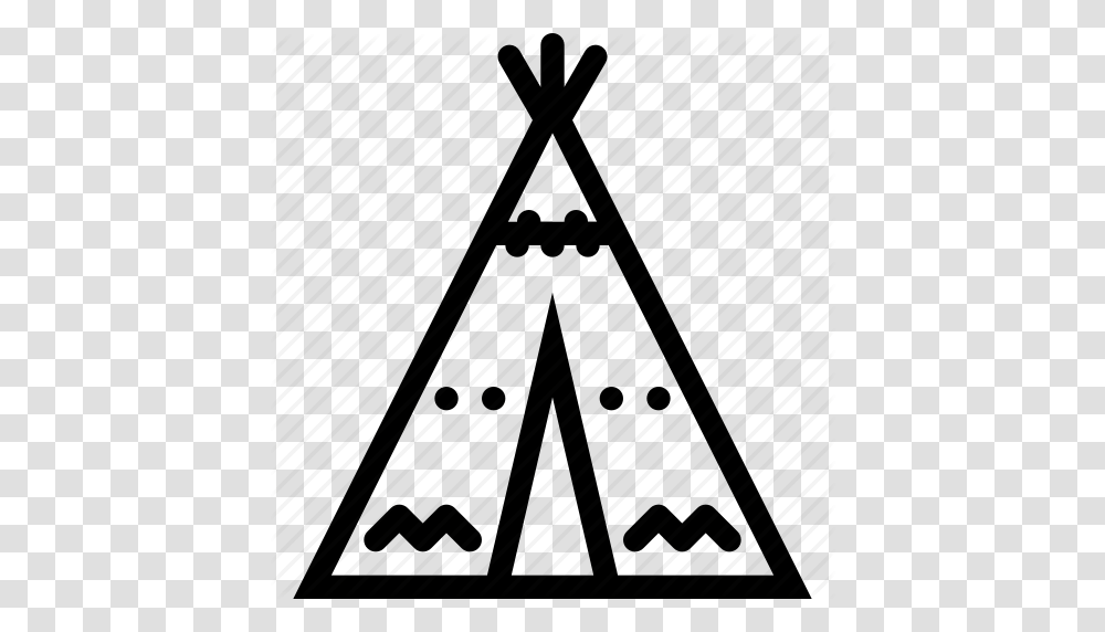 Download Black And White Teepee Clipart Tipi Computer Icons, Triangle Transparent Png
