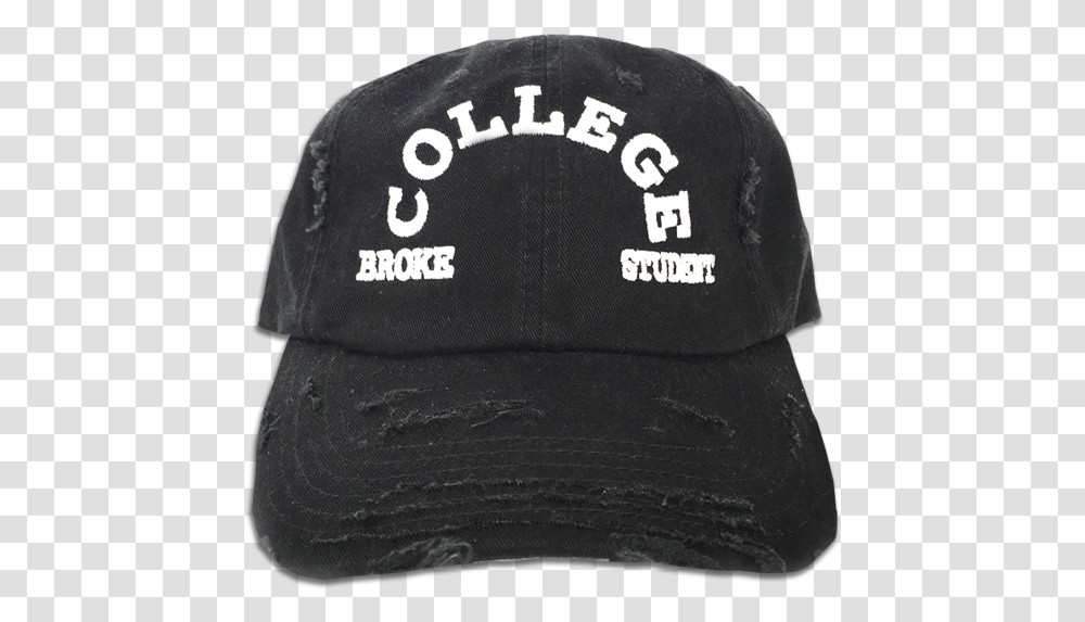Download Black Broke College Student Cap W Rt Logo Pin Baseball Cap, Clothing, Apparel, Hat Transparent Png