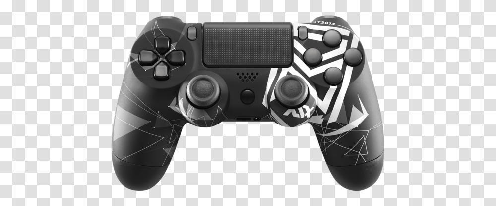 Download Black Crest Logo Ps4 Custom Controller Sidemen Game Controller, Video Gaming, Electronics, Camera, Joystick Transparent Png