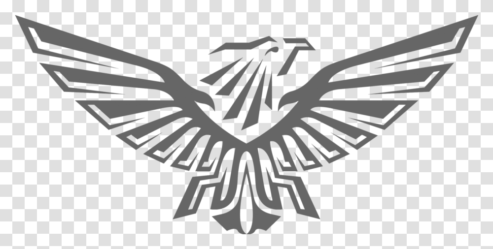 Download Black Eagle Logos Clipart Creed Eagle Logo, Emblem, Symbol, Trademark Transparent Png