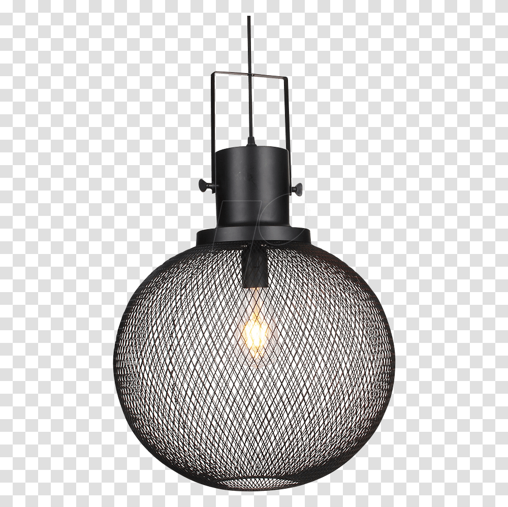 Download Black Metal Globe Mesh Pendant Lamp D Light V Tac Sku 3859, Light Fixture, Lampshade, Ceiling Light Transparent Png