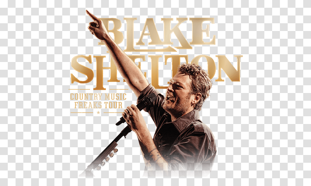 Download Blake Shelton Country Music Poster, Person, Advertisement, Flyer, Paper Transparent Png