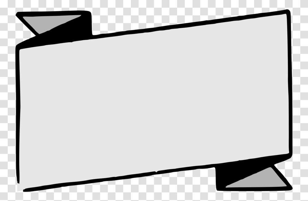 Download Blank Banner Clipart Banner Clip Art Banner, Screen, Electronics, Projection Screen, White Board Transparent Png