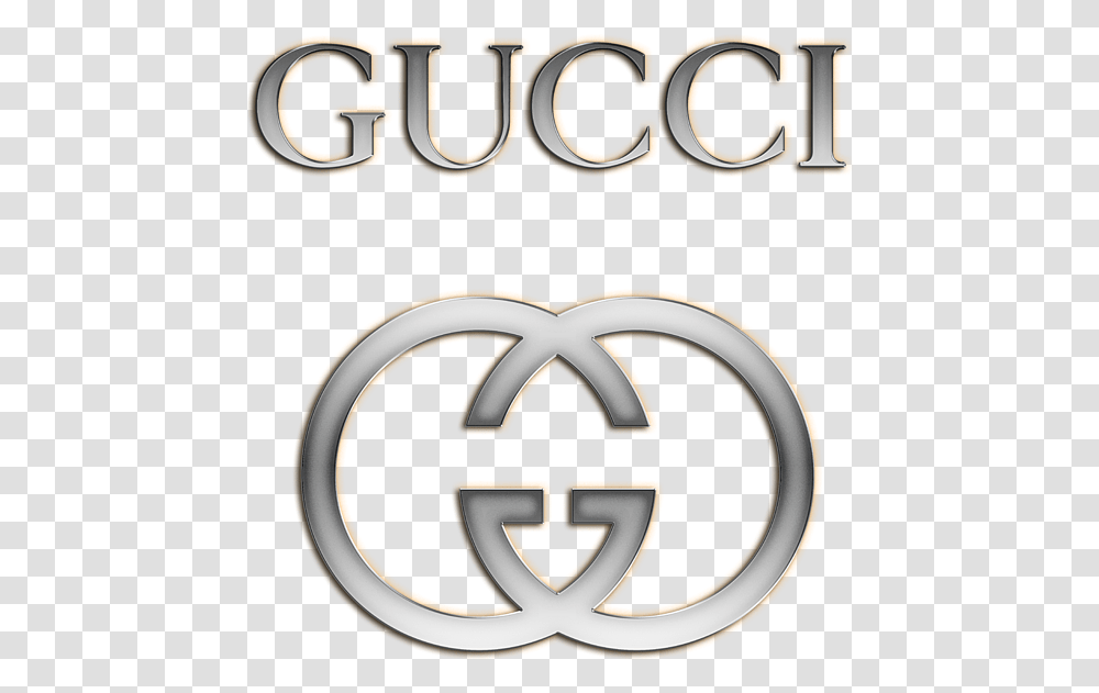 Download Bleed Area May Not Be Visible Gold Gucci Logo, Text, Symbol, Alphabet, Trademark Transparent Png