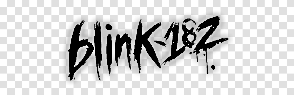 Download Blink 182 Logo Blink 182 Logo, Label, Text, Stencil, Symbol Transparent Png