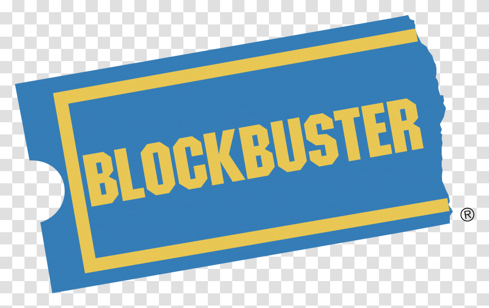 Download Blockbuster 01 Logo Blockbuster Vector, Label, Text, Paper, Sticker Transparent Png