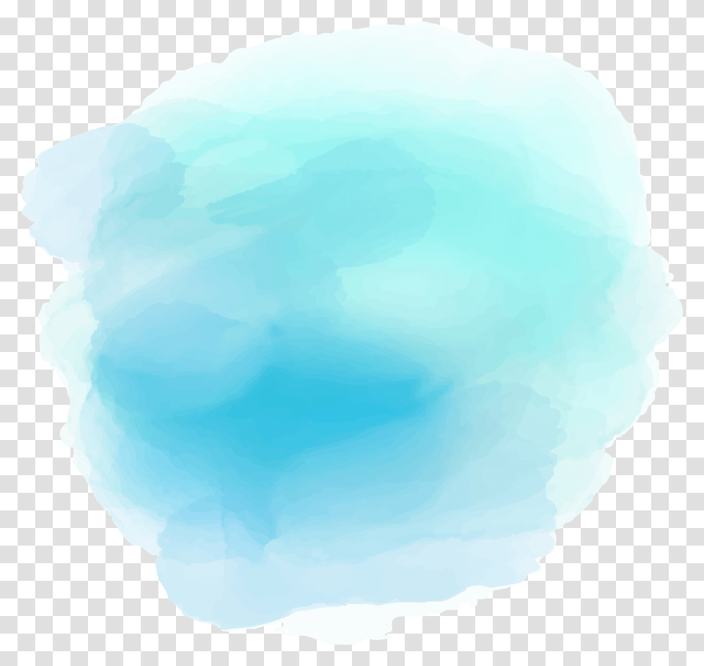 Download Blue Animals Watercolor Cumulus, Sphere, Crystal, Nature, Mineral Transparent Png