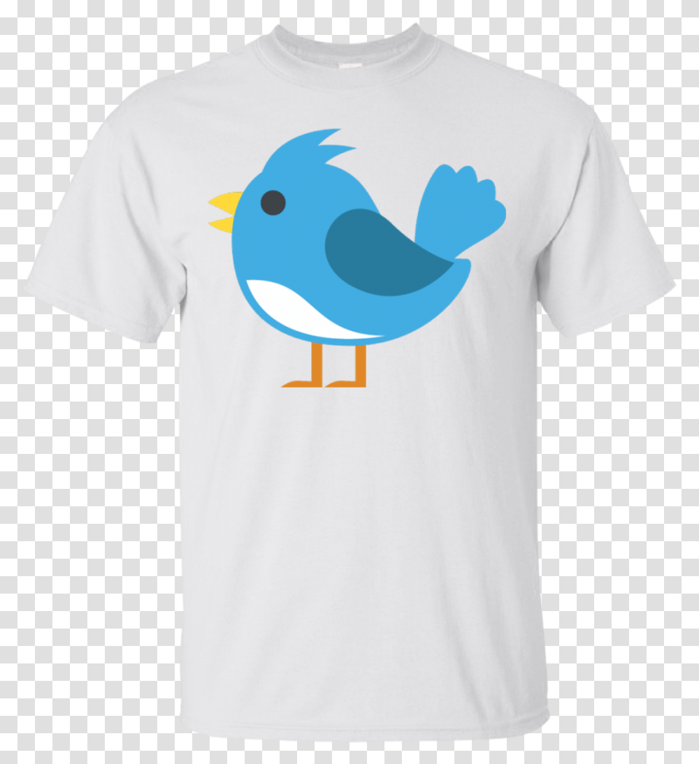 Download Blue Bird Emoji T Dabbing, Clothing, Apparel, T-Shirt, Animal Transparent Png