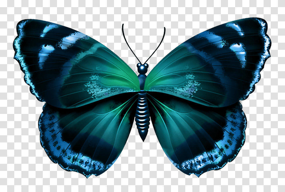 Download Blue Butterfly Blue Butterfly Background, Ornament, Pattern, Fractal, Sunglasses Transparent Png