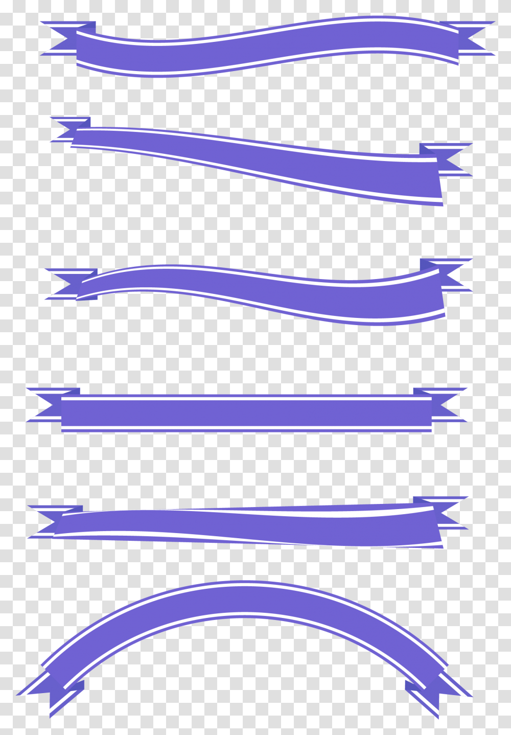 Download Blue Color Ribbon Border And Vector Image Weapon, Tool, Toothbrush, Text Transparent Png
