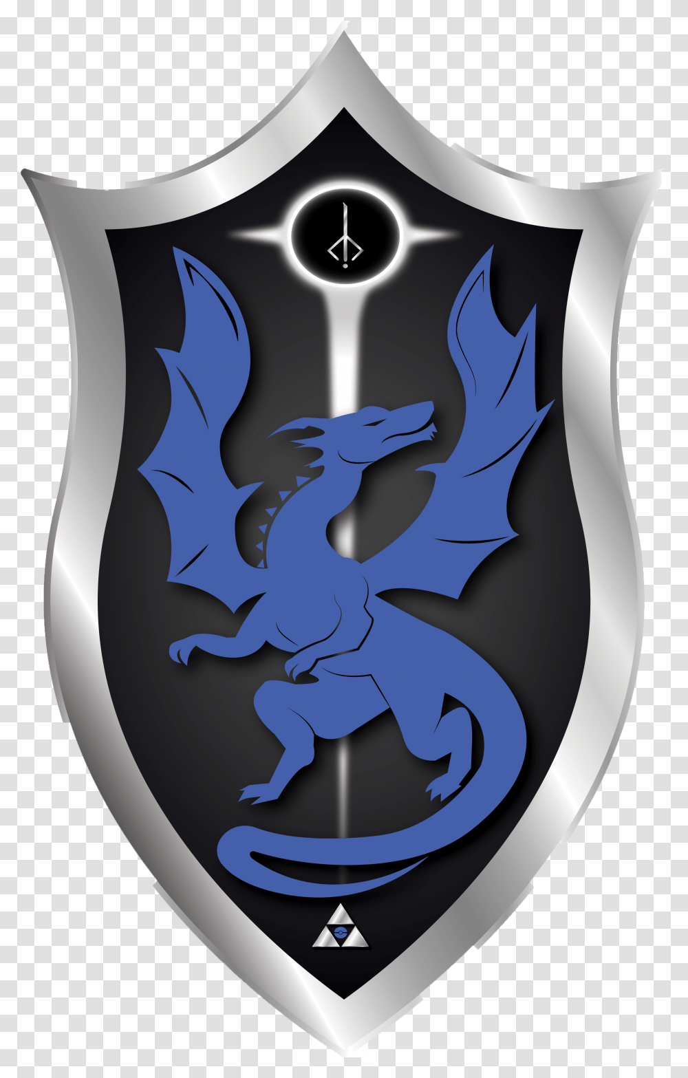 Download Blue Dragon Video Games Blue Dragon Shield Transparent Png