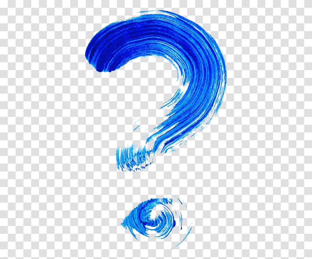 Download Blue Electric Question Mark Watercolor Painting Hq Blue Question Mark Icon, Sea, Outdoors, Nature, Sea Waves Transparent Png