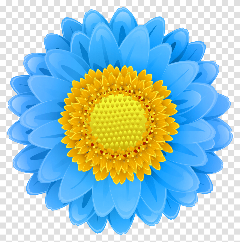 Download Blue Flower Image With Real Purple Flower Clipart Transparent Png
